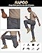 Rapoo Cargo Pants for Men Hiking Work Tactical Military Army Casual Pants for Men with Pockets Water Resistant Mens Ripstop Construction Carpenter Outdoor Pants Outdoor Grey 32Wx30L