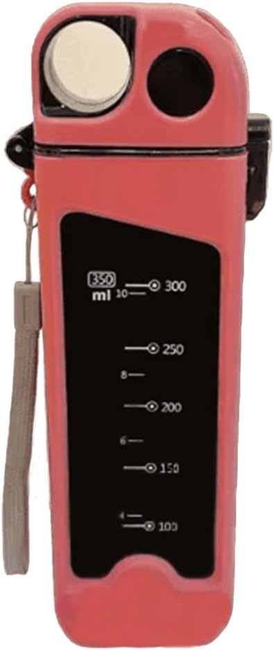 13 oz Rectangle Water Bottle With Portable Straw, Leakproof Non-Toxic BPA Free, Motivational bike Sports With Drink for Gym and Yoga &Travel Office Double Walled Locking Lid with Silicone Spout 13 oz Rectangle Water Bottle With Portable Straw, Leakproof Non-Toxic BPA Free, Motivational bike Sports With Drink for Gym and Yoga &Travel Office Double Walled Locking Lid with Silicone Spout