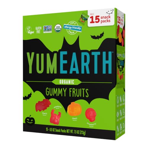 Yumearth, Organic Halloween Gummy Fruits, 7.5 Ounce - image 1