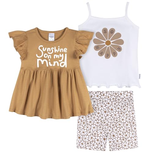 Image of Gerber Baby & Toddler Girls Shirt and Shorts Set