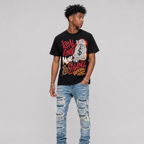 Image of DopeSkill Graphic Tee Streetwear Hip Hop Hypebeast Unisex T-Shirt Sneaker Colour Matching Shirts Inspired Motivation Quotes