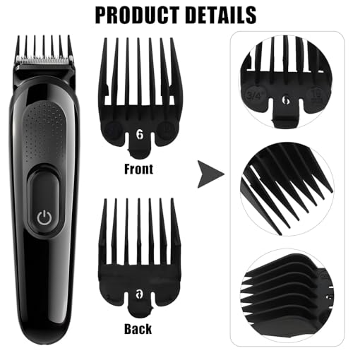 Suifaqi 8-Pack Professional Hair Clipper Guide Combs Set for W*ahl6102, 2150, 2151, 2171, 2170, 2160, 2110, 21062, 6130, 8591, 8148, 1919, 8504, 6200, 6211, 2240, 2241, 2111