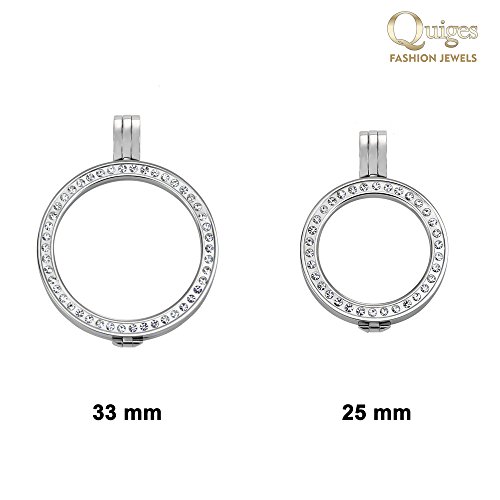 Collar Quiges de acero inoxidable antialérgico con cadena de 90 cm para evitar manchas en la piel 2