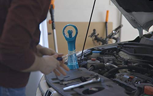 O2Cool Elite Battery Powered Handheld Water Misting Fan (Blue) #TOP7