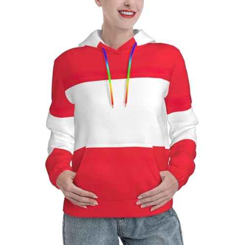Sweat à capuche imprimé Autriche, le cadeau d'automne parfait pour femme