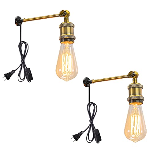 FSLIving 2�Z�b�g �u���P�b�g���C�g �R�[�h1.8�� on/off�X�C�b�`�t�� ���g�� ���͋C �C���e���A �l�W�ŊȒP�Ɏ�t�\ �֗� �p�x���߉� �R���Z���g�� �Ɩ����C�g �X�ܗp