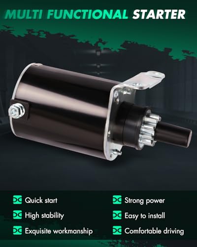 Image of SCITOO Starters New Compatible for John Deere Tractors - Lawn X300 X304 X300R for Kawasaki 17HP / X324 for Kawasaki 22HP 5922