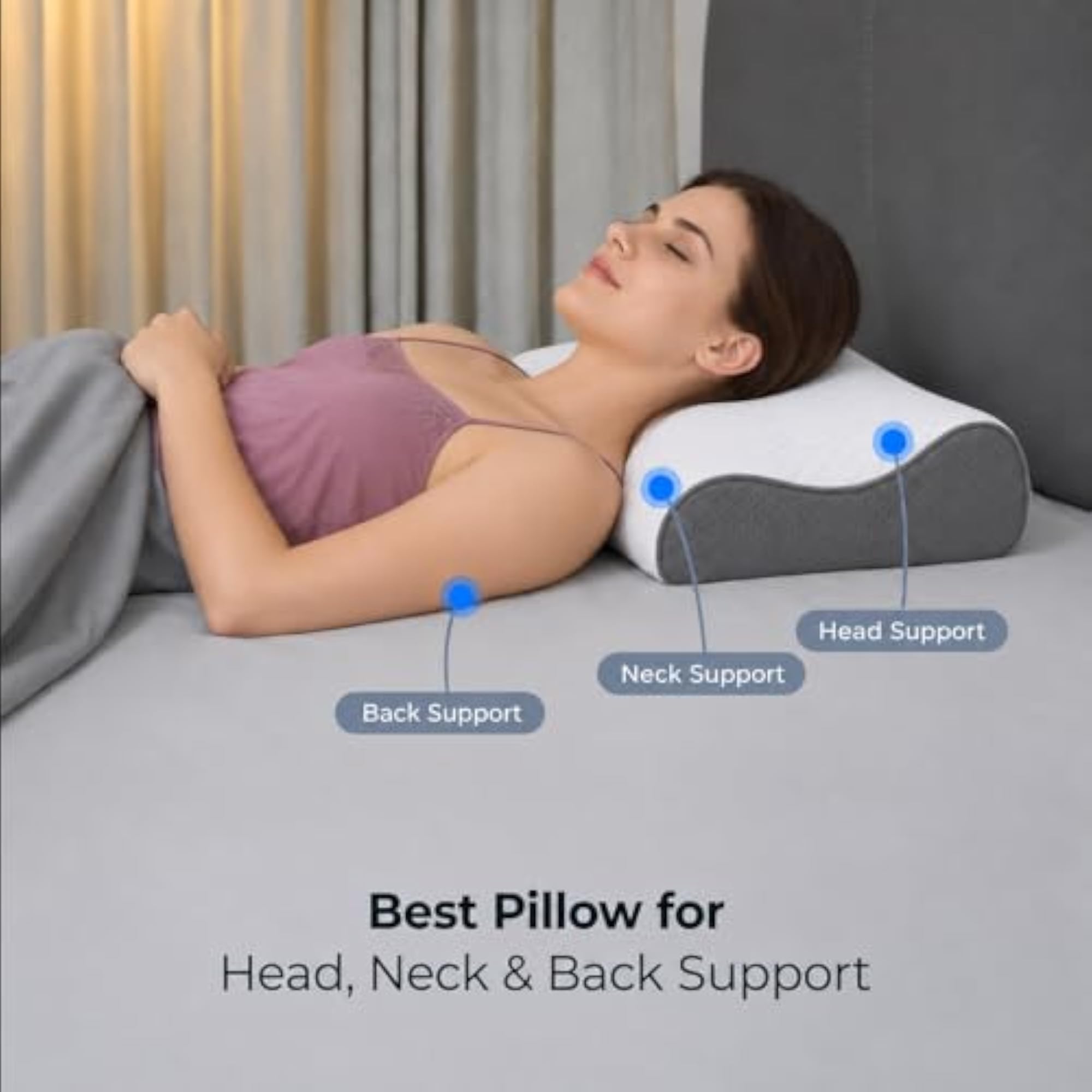 Cervical Neck Pillow for Head & Neck Support
