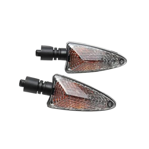 Fuicotto Indikatoren Motorrad Kompatibel Mit Aprilia Für SL750 Shiver SMV 750 1200 Dorsoduro RS4 125 RSV 4R NA 850GT Motorrad-Blinker Lichtlampe(Rauch)
