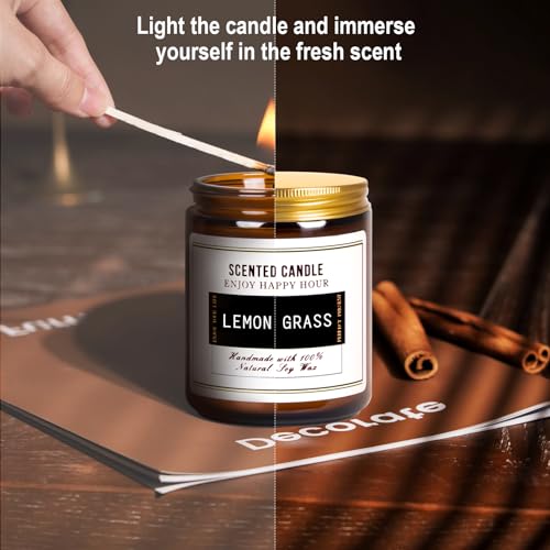 Takytao Premium Lemon Grass Scented Candles thumb #2