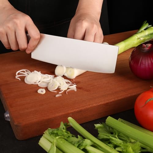 Mad Shark Nakiri Vegetable Chef Knife 7 Inch thumb #3