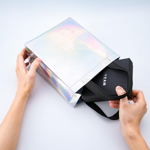 Ronvir 30Pcs Medium Gift Bags Bulk,Reusable Iridescent Party Favor Bag — view 6