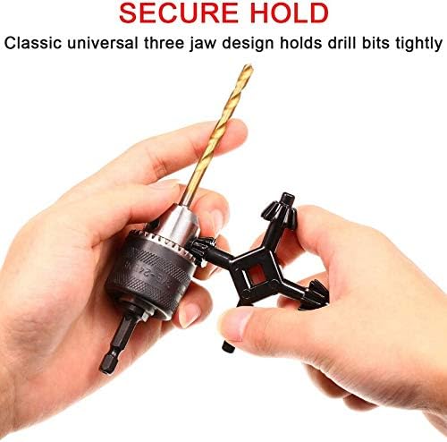 Tool Part For Drill Chucks Set 1.5-10Mm Drill Chuck Adapter Tool Quick Change Adapter Electric Hammer Accessories
