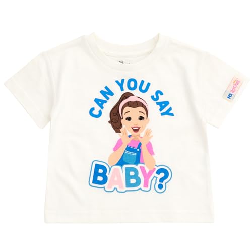 Ms. Rachel Infant Baby Boys Matching Family T-Shirt White Baby 12 Months