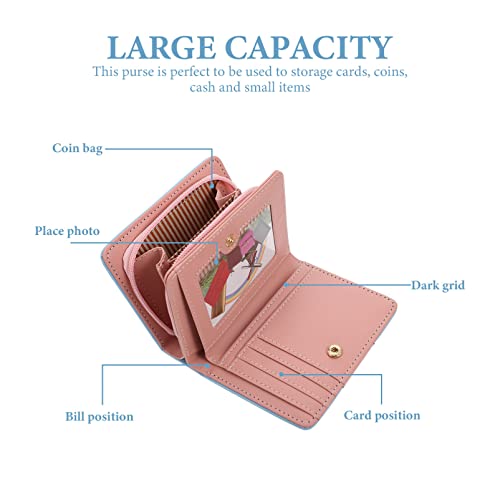 Coin Purse Wallet for Boys and Girls Compact Change Pouch Capacity for Cards Coins Lightweight Practical Storage for Daily Use Shopping Travel4