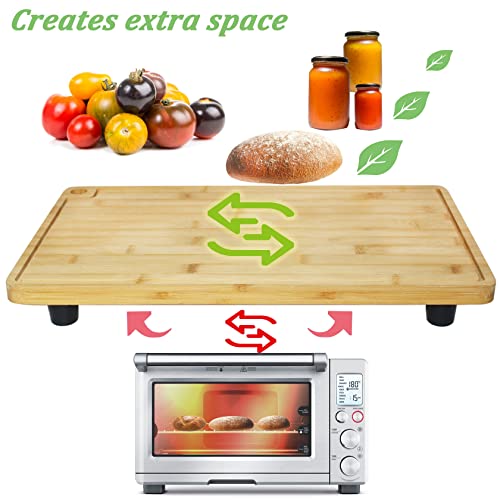 Tabla de Cortar de Bambú con Patas de Silicona para Horno Breville miniatura 5