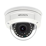 HEFLYCCTV 5MP Dome Security Analog Camera 4 in 1 TVI/CVI/AHD/CVBS Surveillance CCTV Indoor Outdoor Cameras 2.7-13.5mm Varifocal Lens 15 IR LEDs 45ft Night Vision Wired BNC Vandal-Proof Camera