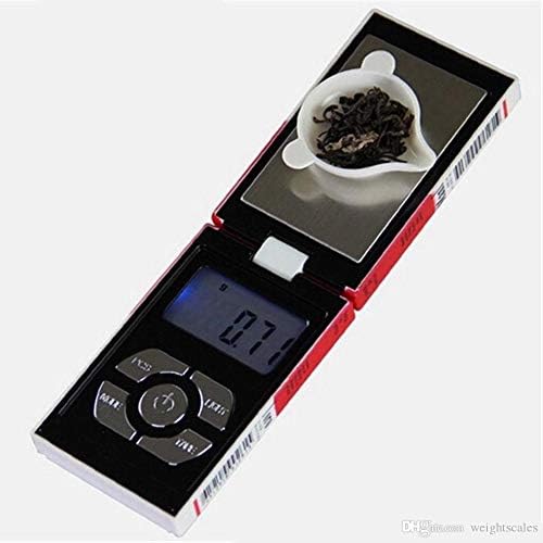 Trimming Shop Digital Pocket Scale Portable, Light-Weight Professional Multi-Functional Mini Scale with Back-lit LCD Display for Weighing Jewelry, 200g x 0.01g