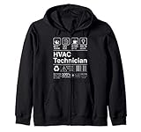 Photo Gallery hvac technician product label funny gift felpa con cappuccio Photo Gallery hvac technician product label funny gift felpa con cappuccio