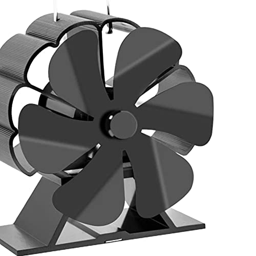 Generic Ventilador de Distribuição de Calor para Fogão de Calor de 6 Lâminas