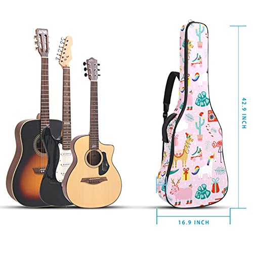 Housse guitare folk imperméable de qualité supérieure avec fermeture éclair de Noël - 5