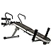 Sunny Health & Fitness Invert Extend N Go Back Stretcher Bench with 350lb High Weight Capacity and Adjustable Stretch and Height Settings, Black