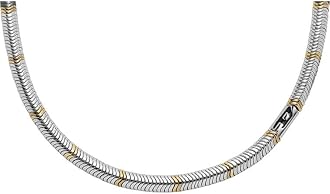DieselMen's D Logo Silver-Tone Stainless Steel Necklace, DX1575931