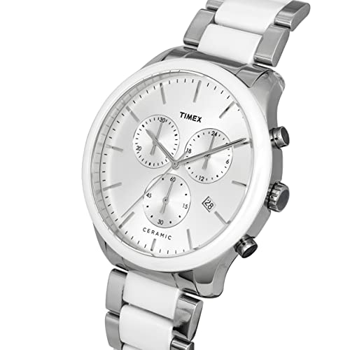 TIMEX Chronograph Silver Dial Men Watch-TWEG21700 - Image 2