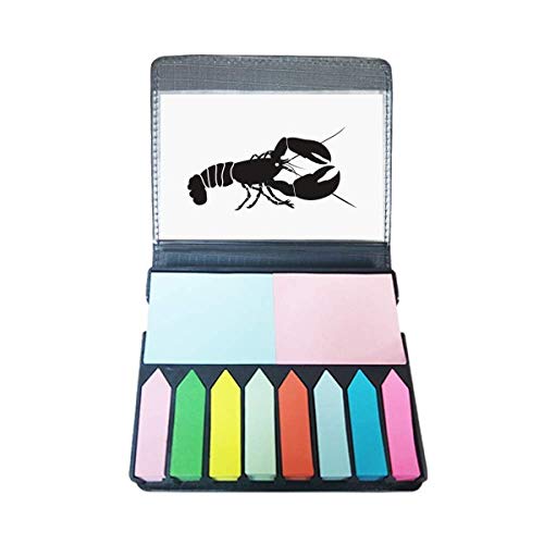 Crevettes Marine Life marque-page noir avec boîte d'illustration