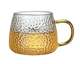 wrtgerht Anspruchsvolle Tassen mit Henkelglas, Kaffeetassen, Teetassen, Tassen im minimalistischen Stil. Küchengeräte (Color : XS, Size : 401-500ml)