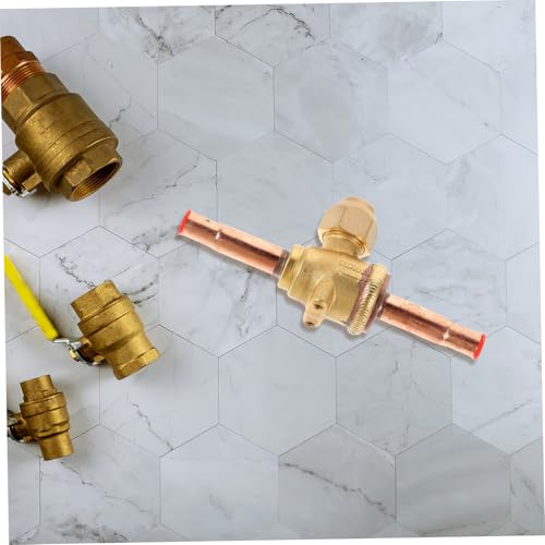 Válvula de bola de carga para HVAC SHINEOFI compatible con refrigerantes 8