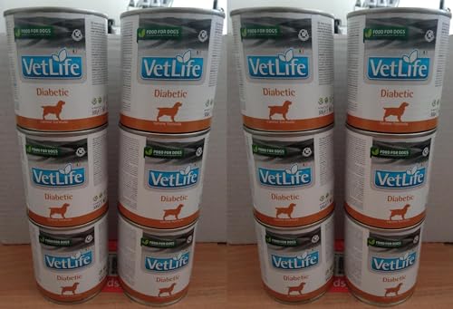 Cibo Umido per Cane Diabetico 300gr farmina vet life. Kit 12 pezzi