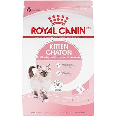 Royal Canin Feline Health Nutrition Dry Kitten Food, Supports Digestive Health, Immune Support and Healthy Energy, 3 lb Bag