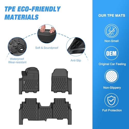 Image of Nilight Floor Mat for Chevy Chevrolet Silverado EV RST Only 2024 2025 2026