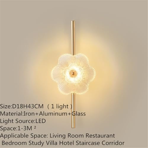 Lampada da parete moderna a LED con design artistico per illuminazione scale soggiorno camera da letto
