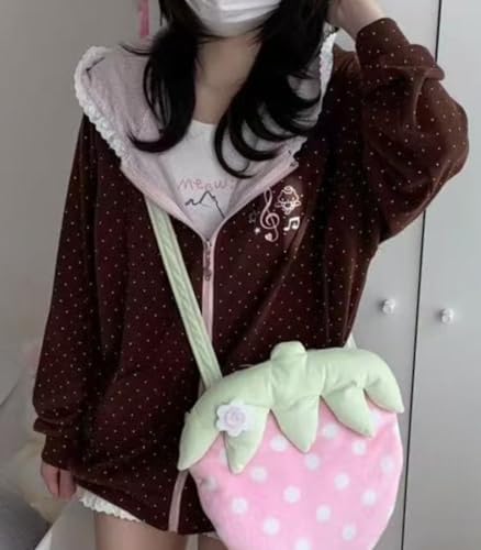 Image of Pokn Y2K Zip Up Hoodie Jojifuku Cutecore Kawaii Hoodie Clothes Women Long Sleeves Tops Graphic Cutecore Shoujo Clothes