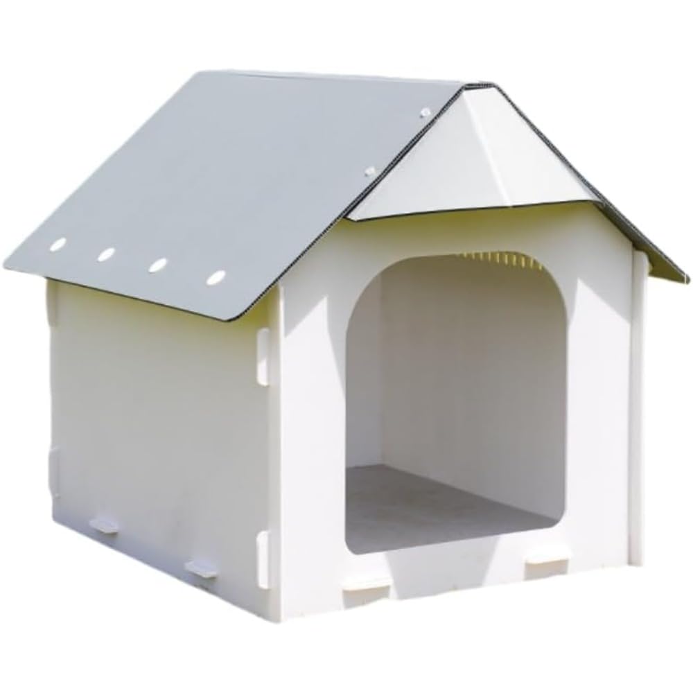 Amazon | Sailozai 屋外用プラスチック製犬小屋、四季に適しており、防
