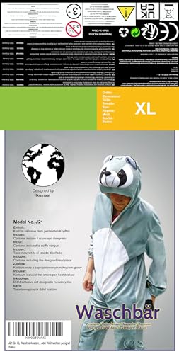 Ikumaal Costume da Procione, J21 L per Adulto