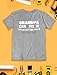 Grandpa Shirt Gifts for Dad Papa from Grandchildren Fathers Day Shirts for Men A2 X-Large Gray