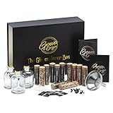 GOWA ORIGIN® Gin Baukasten XXL + gratis 140-seitige Gin Bibel [E-Book] | Made in Austria-Das edelste Set zum Gin selber Machen, bis zu 5L Craft-Gin! Geschenk für Männer & Frauen! #1 Gin geschenkset