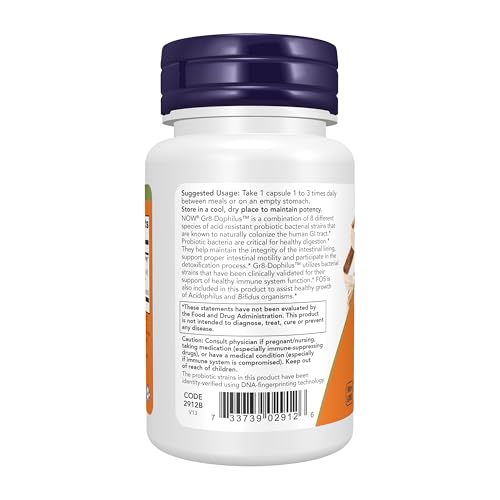 NOW Foods Gr8-Dophilus - 60 kapsułek wege