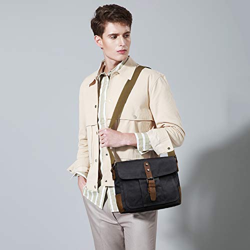 FANDARE Modieuze schoudertas 7,9 inch laptop heren handel studenten reizen multifunctionele envelop crossbody tas… - Afbeelding 3