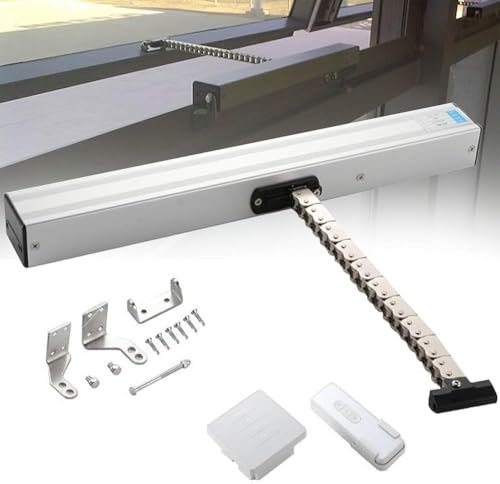 Abreventanas eléctrico con mando a distancia para tragaluces y rejillas de ventilación, actuador automático de cadena