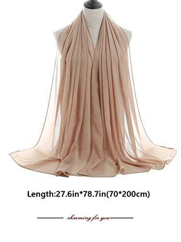 HEREAD Sheer Chiffon Shawls and Wraps for Evening Dresses Wedding Party Scarf Bridal Stole Accessories for Bride and Women3