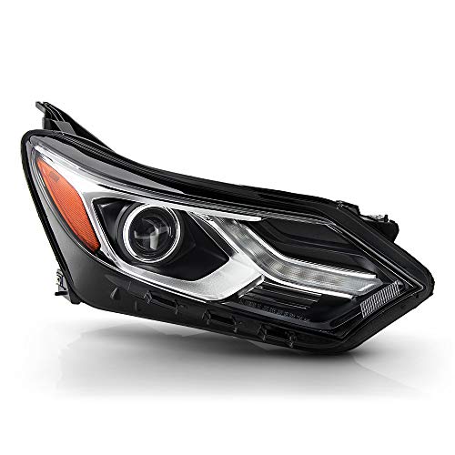 VIPMOTOZ Passenger Side OE-Style Right Projector Headlight Assembly Replacement For 2018-2021 Chevy Equinox Xenon HID LT Model