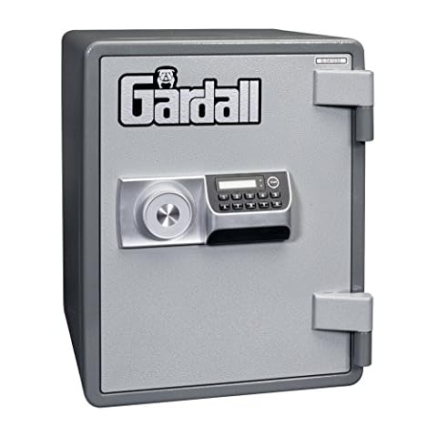 Gardall ES1612-G-E w One Hour Vertical Microwave Style Fire Safe with Electronic Lock, Grey Cover