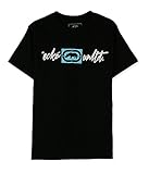 Ecko Unltd. Mens Slim Fit Script Graphic T-Shirt, Black, Small