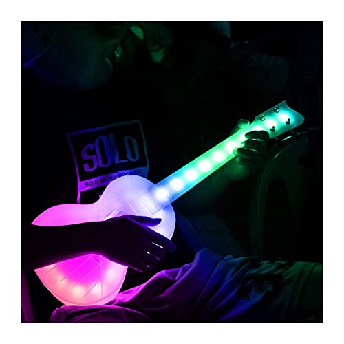 ukulélé Voyage 23 Pouces Ukulele Colorful Lighting Cordes De Carbone Intelligentes avec Câble De Chargement - Les Beatles, Paul McCartney, John Lennon, RIngo Starr, George Harrison ukulélé Voyage 23 Pouces Ukulele Colorful Lighting Cordes De Carbone Intelligentes avec Câble De Chargement – Image 5