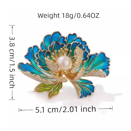 Image of SYWDUDUCLT Fashion Elegant Brooches for Women Brooch, Suitable For Party And Daily Wear On Many Occasions