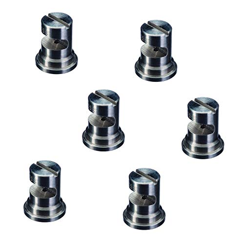 Pack of 6 - TeeJet FloodJet SS Wide Angle Flat Spray Tip 0.15 GPM 40 PSI Farmer Bob's Parts TK-SS.75